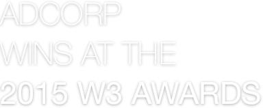 Adcorp wins at the 2015 W3 Awards